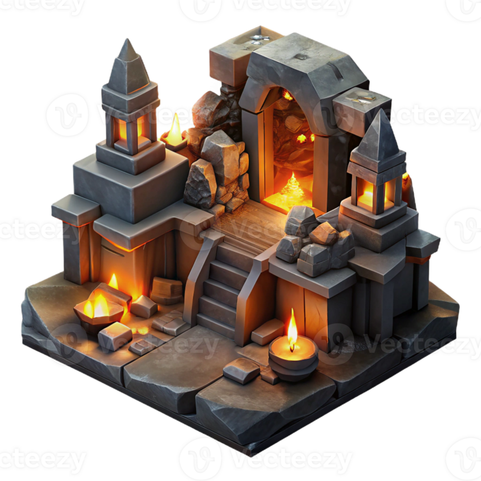 magnificent modern A Subterranean Dwarven City Carved Stone high resolution png