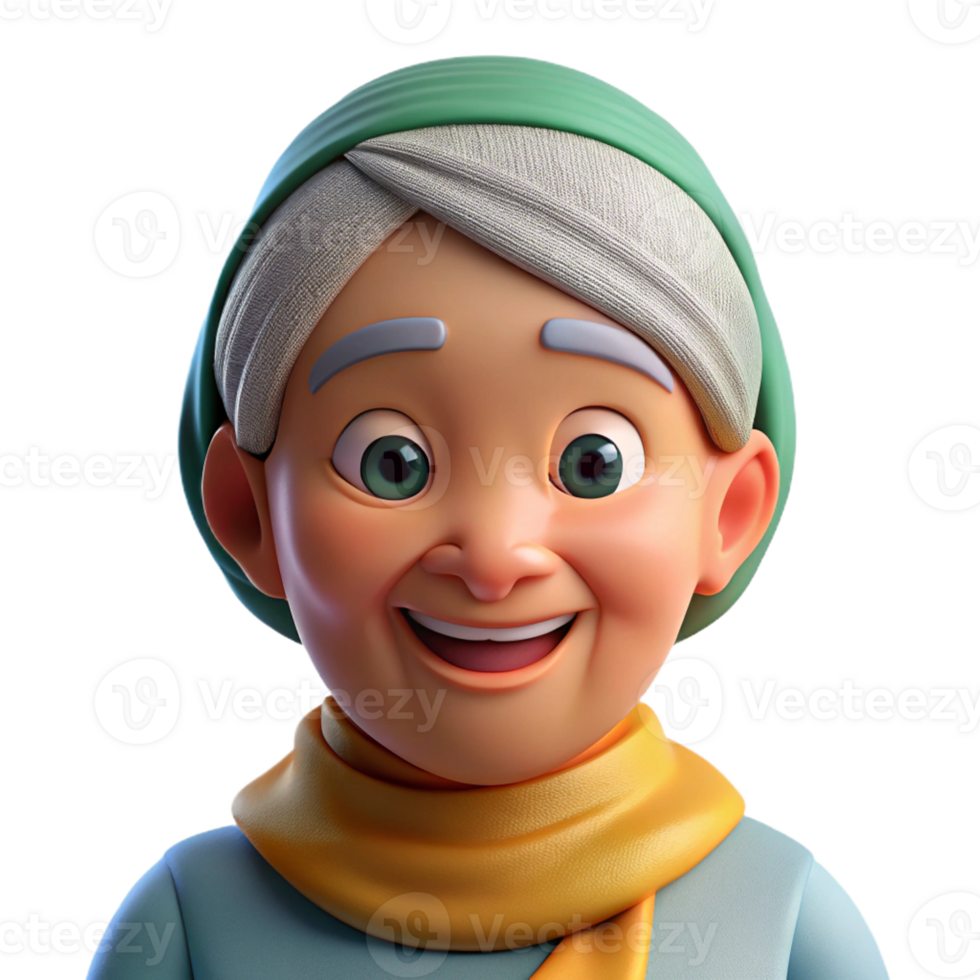 dramatic artistic Elderly Woman Portrait with Wrinkles authentic png