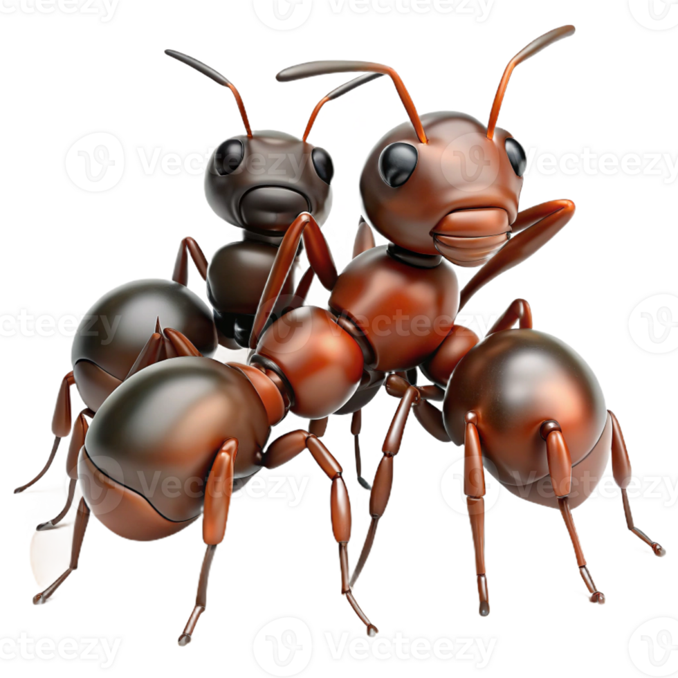 magnificent traditional A Colony of Ants Working Together Close U high quality png