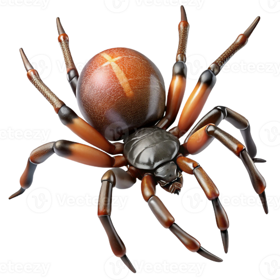 impressive creative A Close Up of a Spider Spinning a Web In high quality png