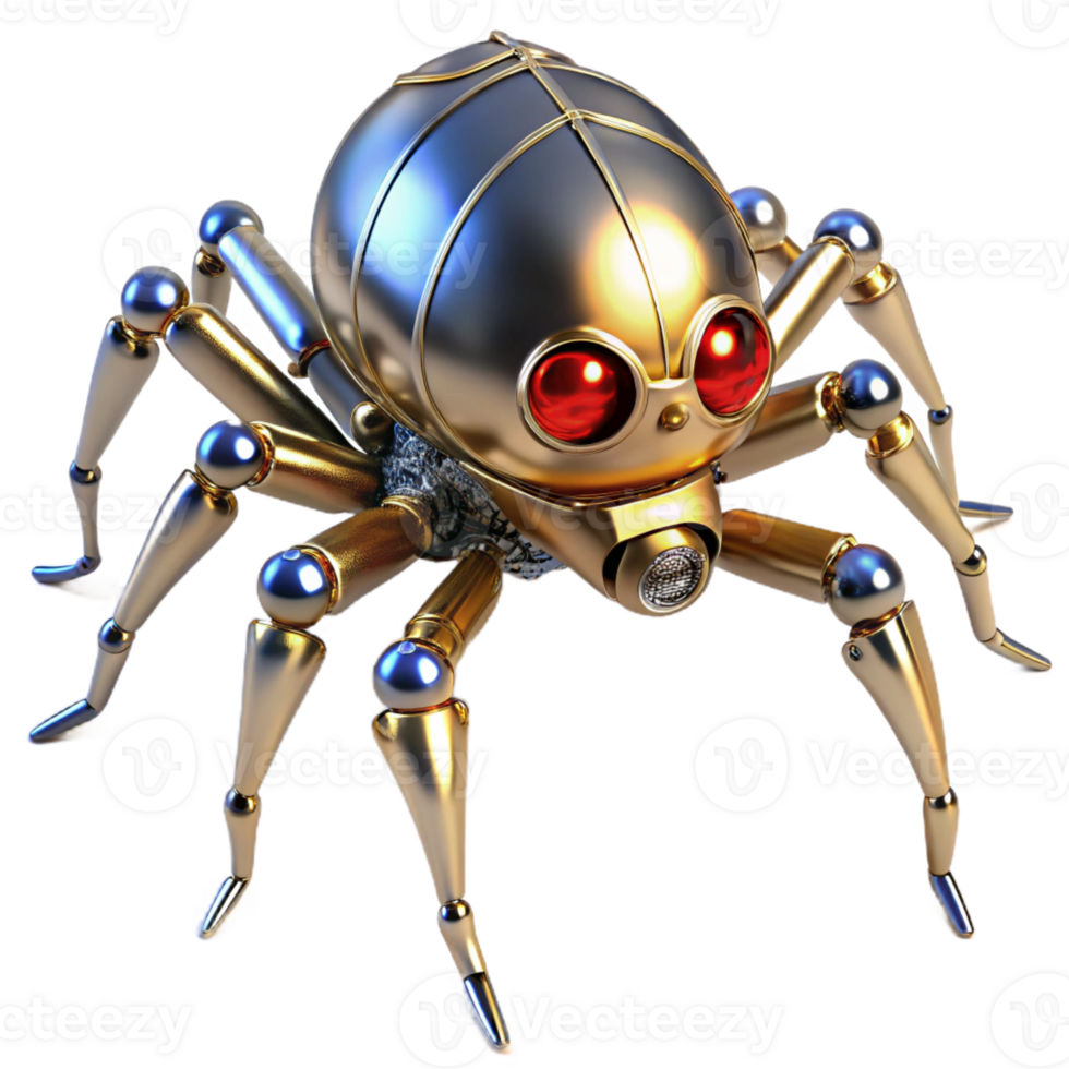 extraordinary traditional A Steampunk Robotic Spider with Delicat high resolution png