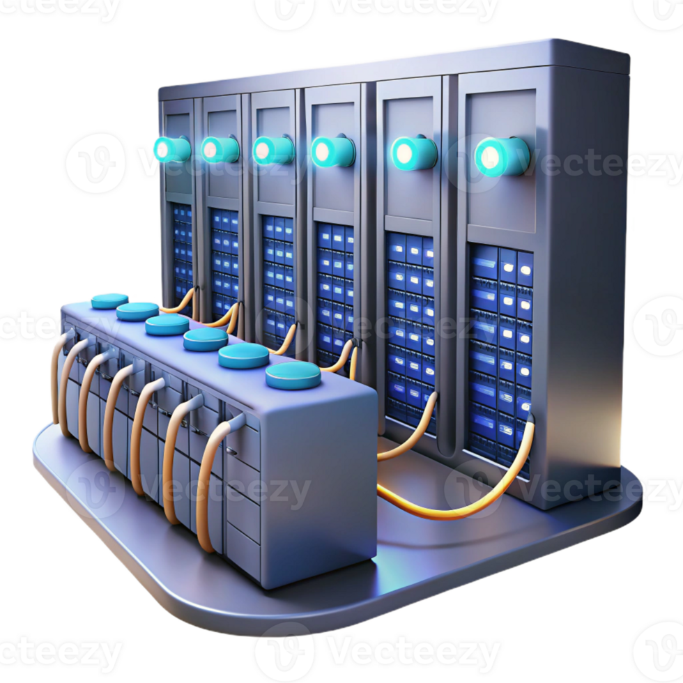 impressive rustic Server Room Blinking Indicator Lights detailed png