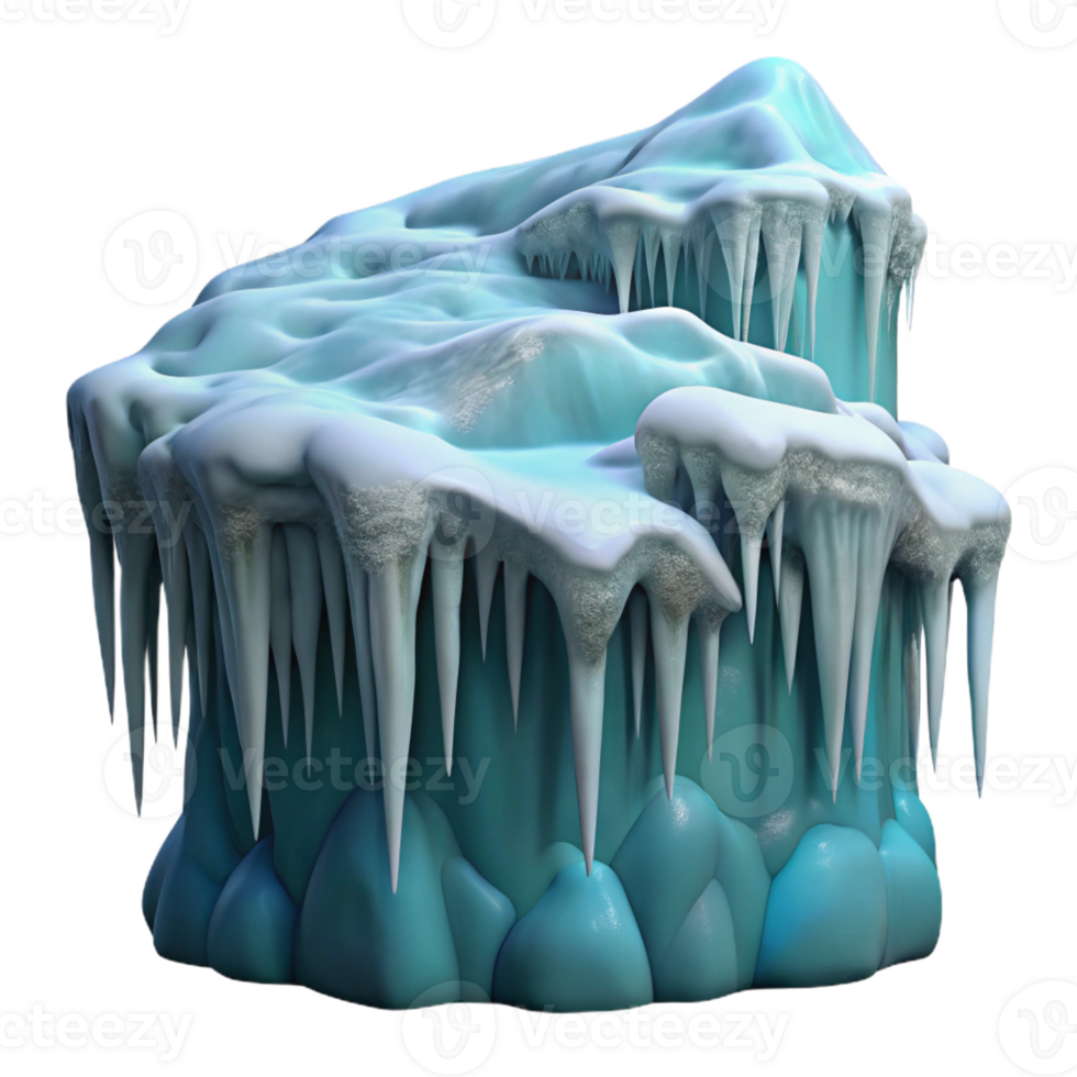 wonderful contemporary A Frozen Waterfall Icicles Hanging Down original png