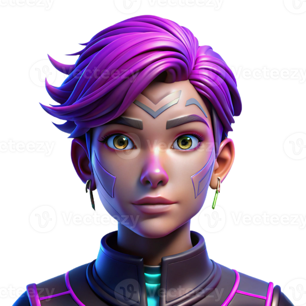 extraordinary abstract Portrait of a Nonbinary Person exclusive png