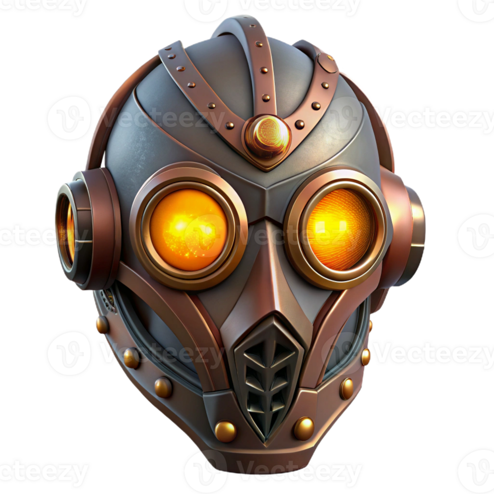 beautiful artistic A Steampunk Mask with Ornate Details And detailed png