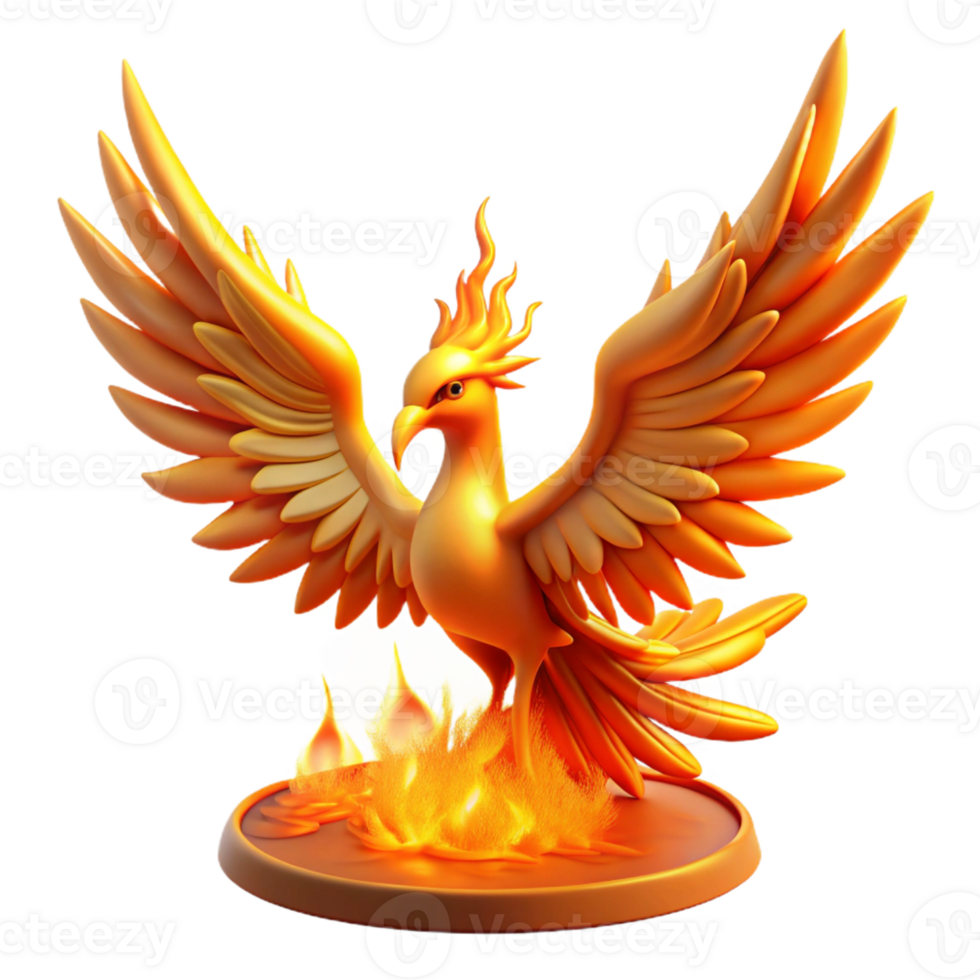 beautiful rustic A Majestic Phoenix Rising from the Ashes exclusive png