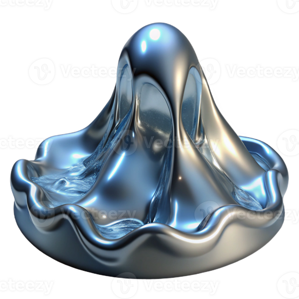 magnificent creative A Flowing River of Liquid Metal Reflectin exclusive png