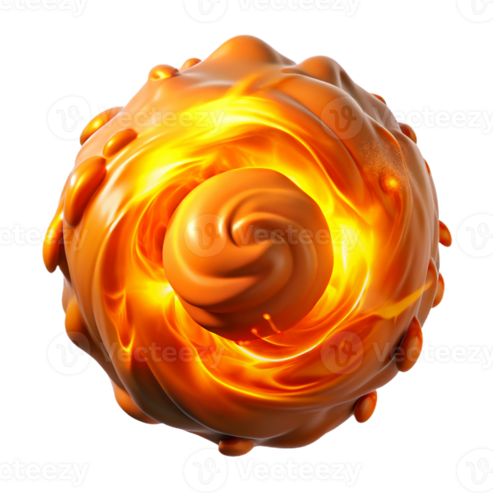 serene modern A Dynamic Swirling Vortex of Smoke and Fi authentic png