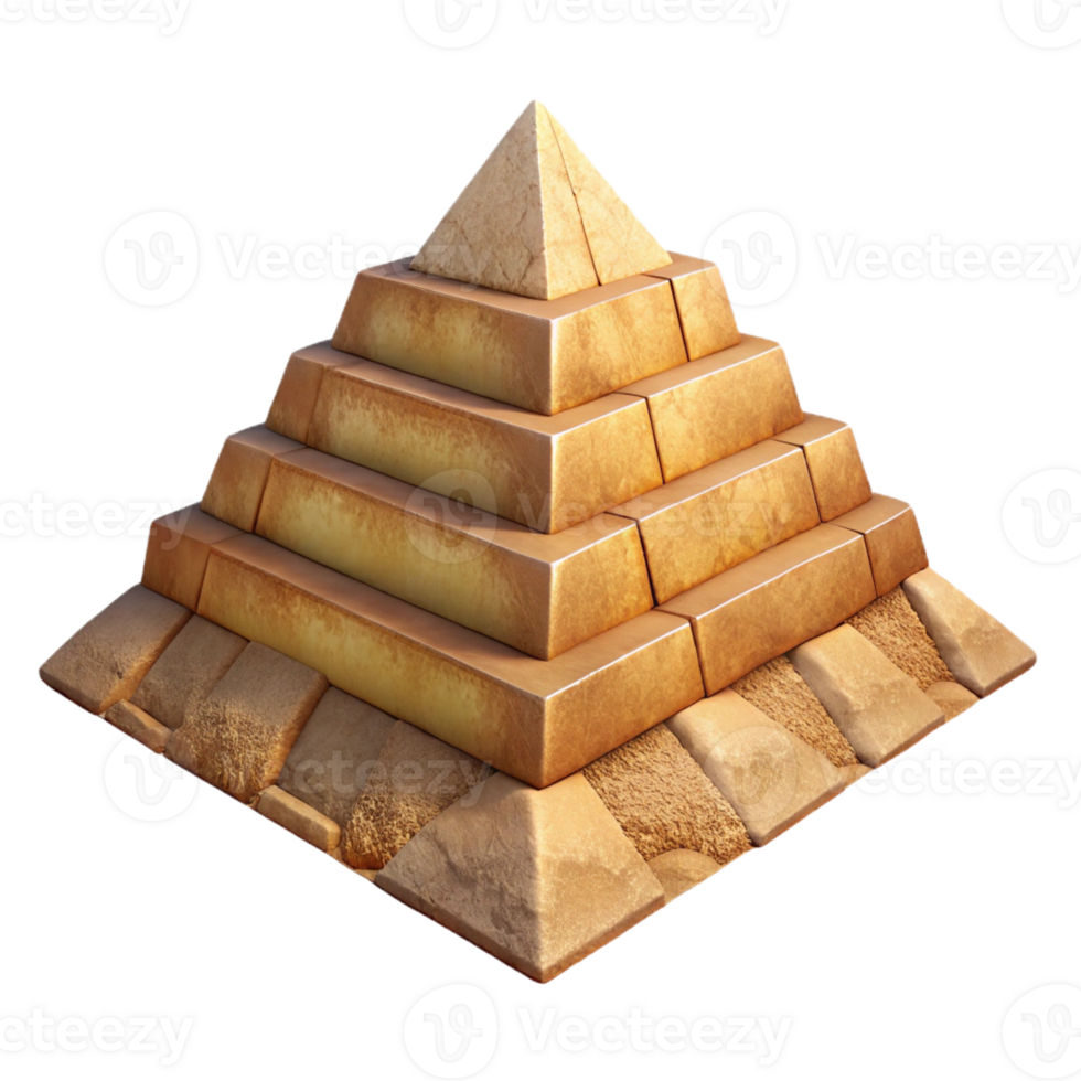 elegant creative An Ancient Egyptian Pyramid Weathered St authentic png