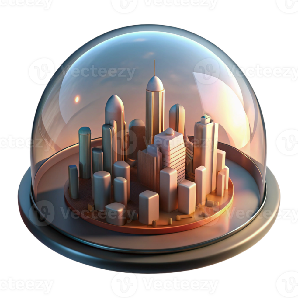 magnificent modern A Futuristic City Built Within a Giant Tr genuine png