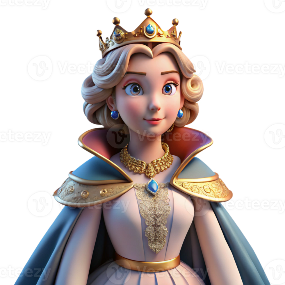 elegant rustic Portrait of a Majestic Queen with an Elabo professional png