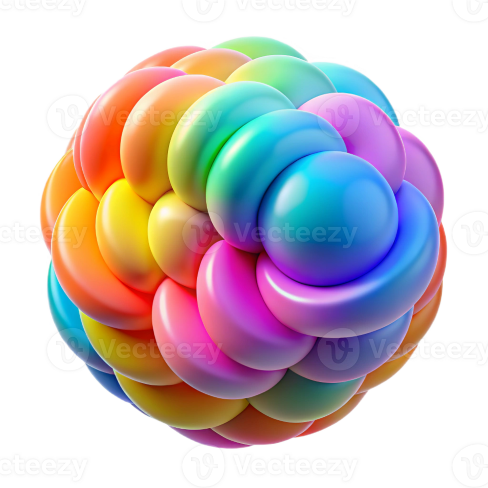 elegant abstract A Field of Overlapping Translucent Circle professional png