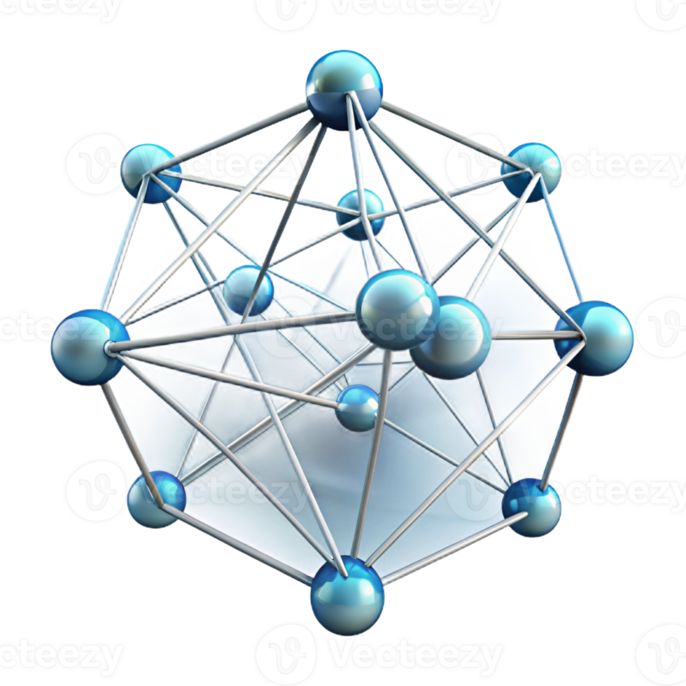 wonderful classic A Network of Interconnected Nodes and Lin png