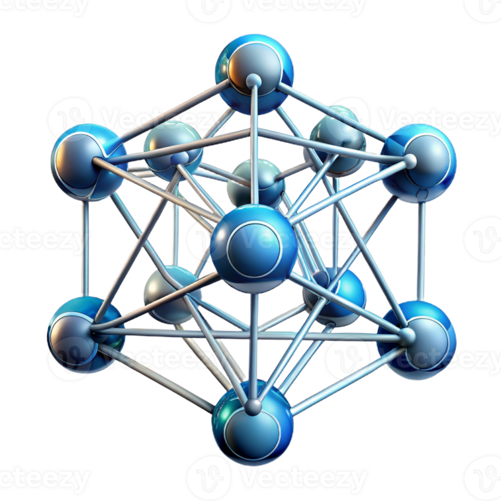 elegant rustic A Network of Interconnected Nodes and Lin premium png