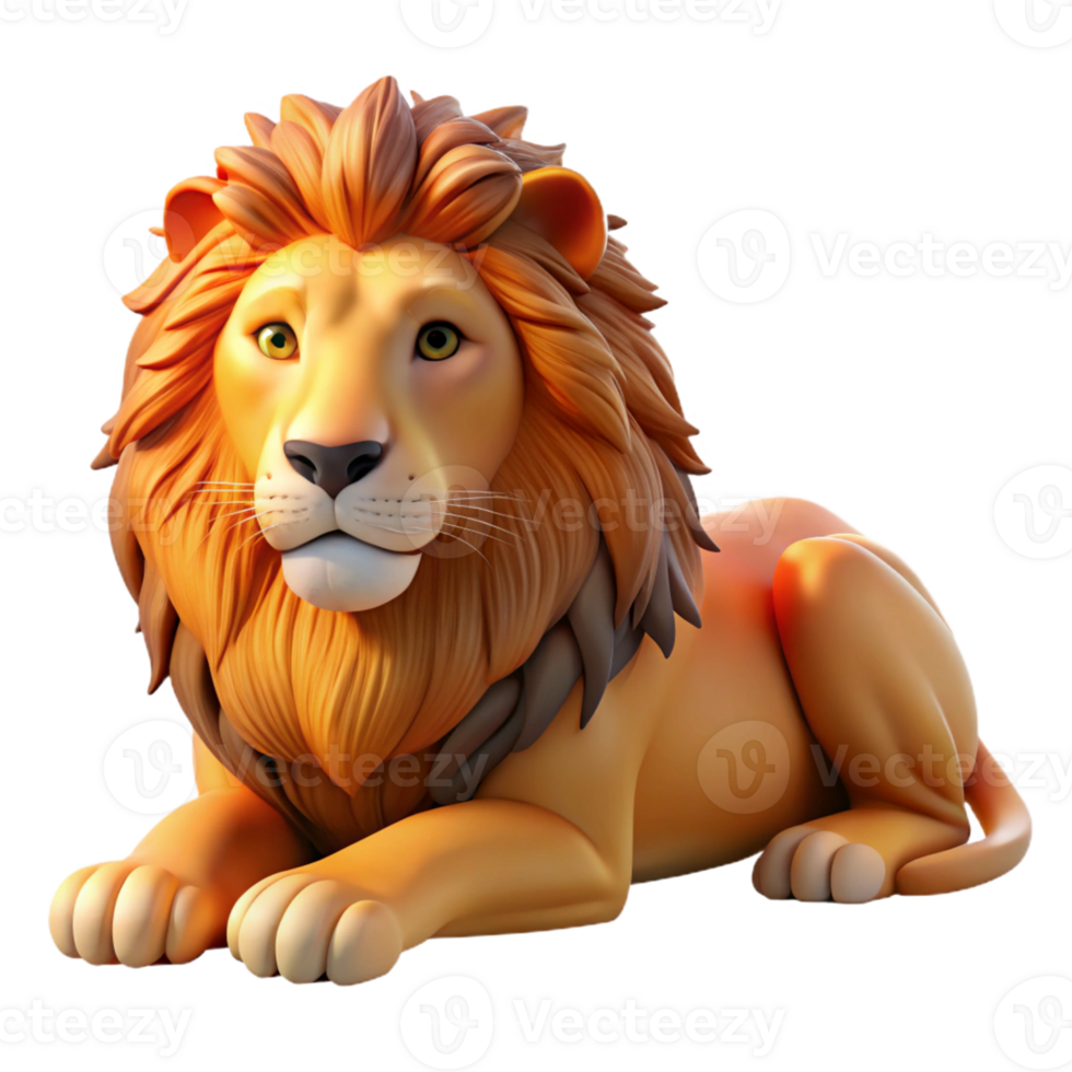 extraordinary rustic A Regal Lion Resting in the Savanna The high quality png