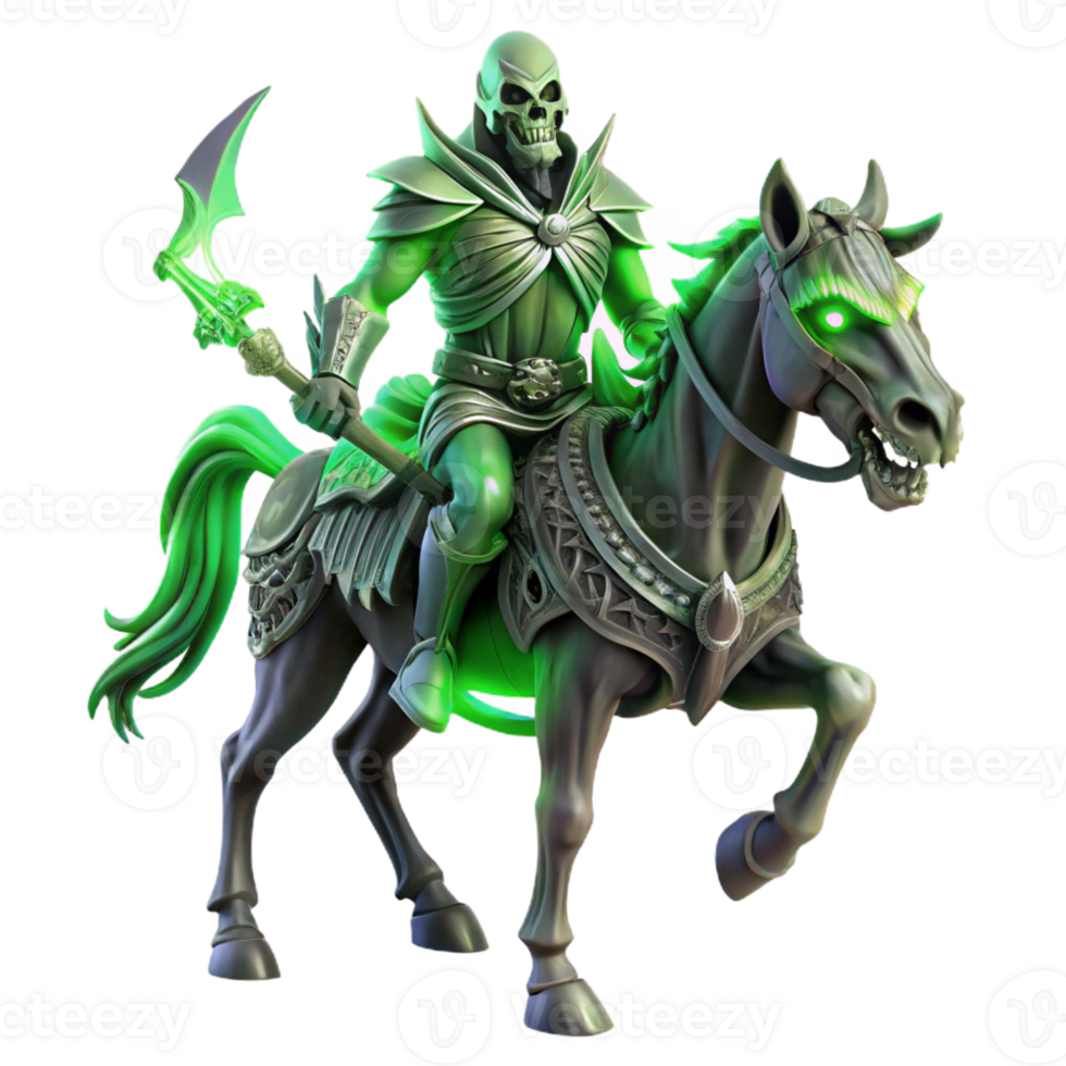 elegant contemporary A Spectral Knight Riding a Skeletal Warh exclusive png