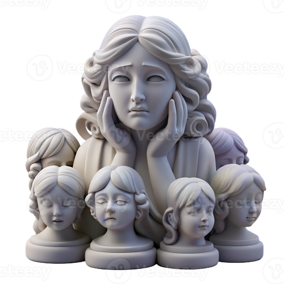 impressive abstract A Sorrowful Niobe Weeping Tears That Tur genuine png