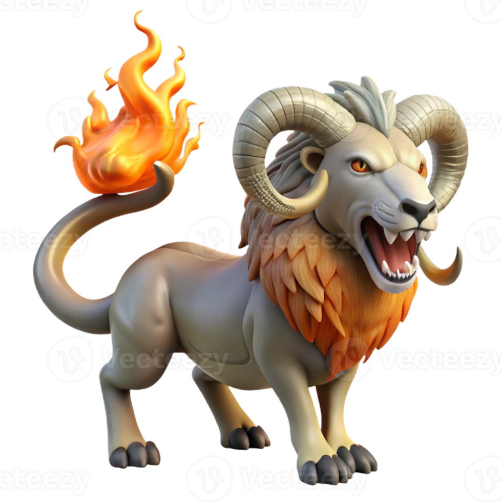 wonderful classic A Fierce Chimera a Creature with a Lion S premium png