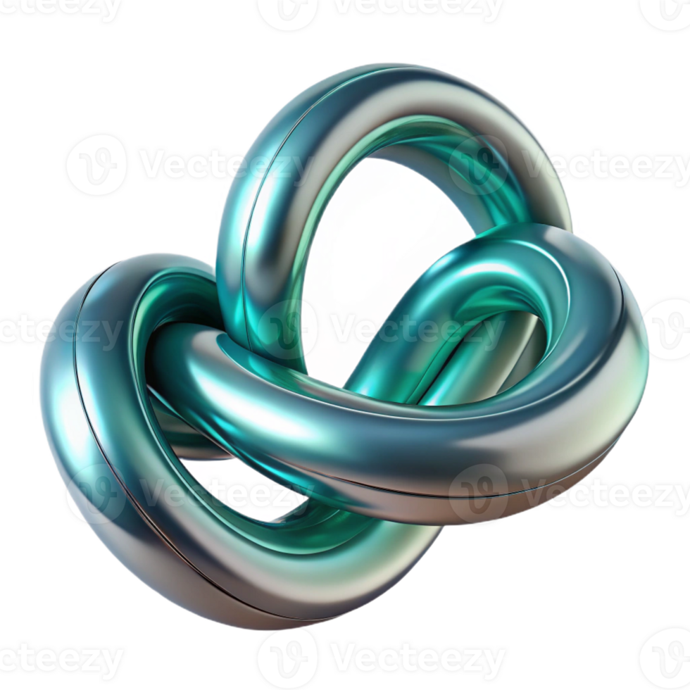 elegant artistic Intertwined Flowing Ribbons of Liquid M genuine png