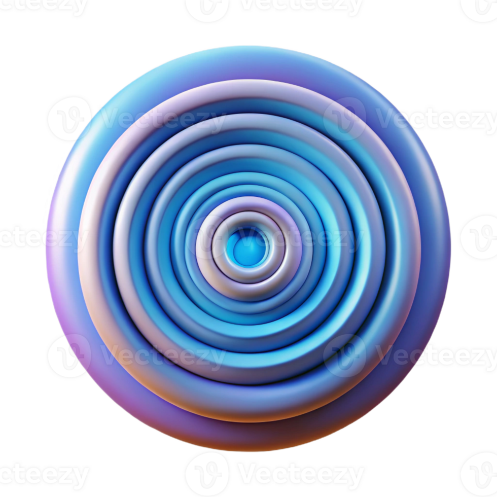 impressive modern A Series of Concentric Circles Radiating premium png