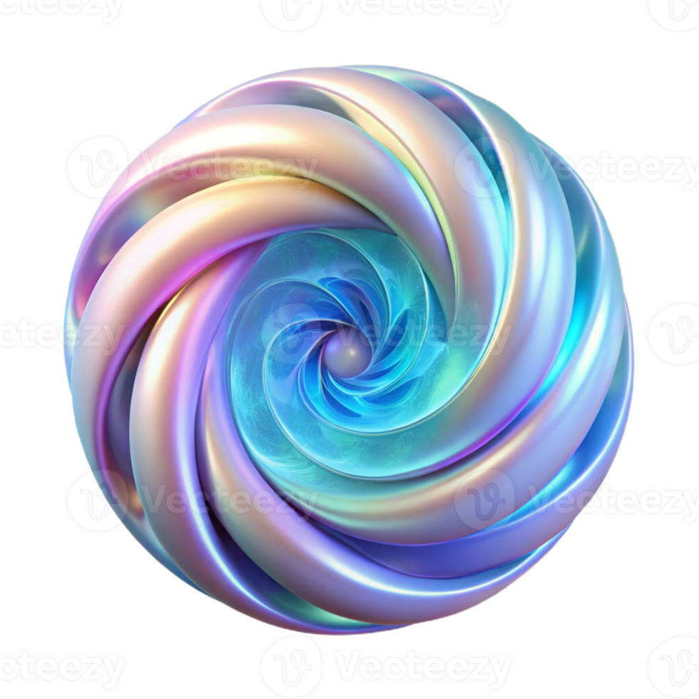 vibrant vintage A Swirling Vortex of Iridescent Fractal Pa exclusive png