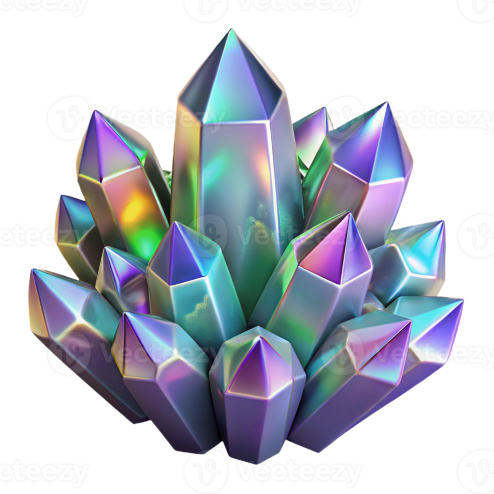 magnificent classic A Cluster of Iridescent Gemstones High exclusive png