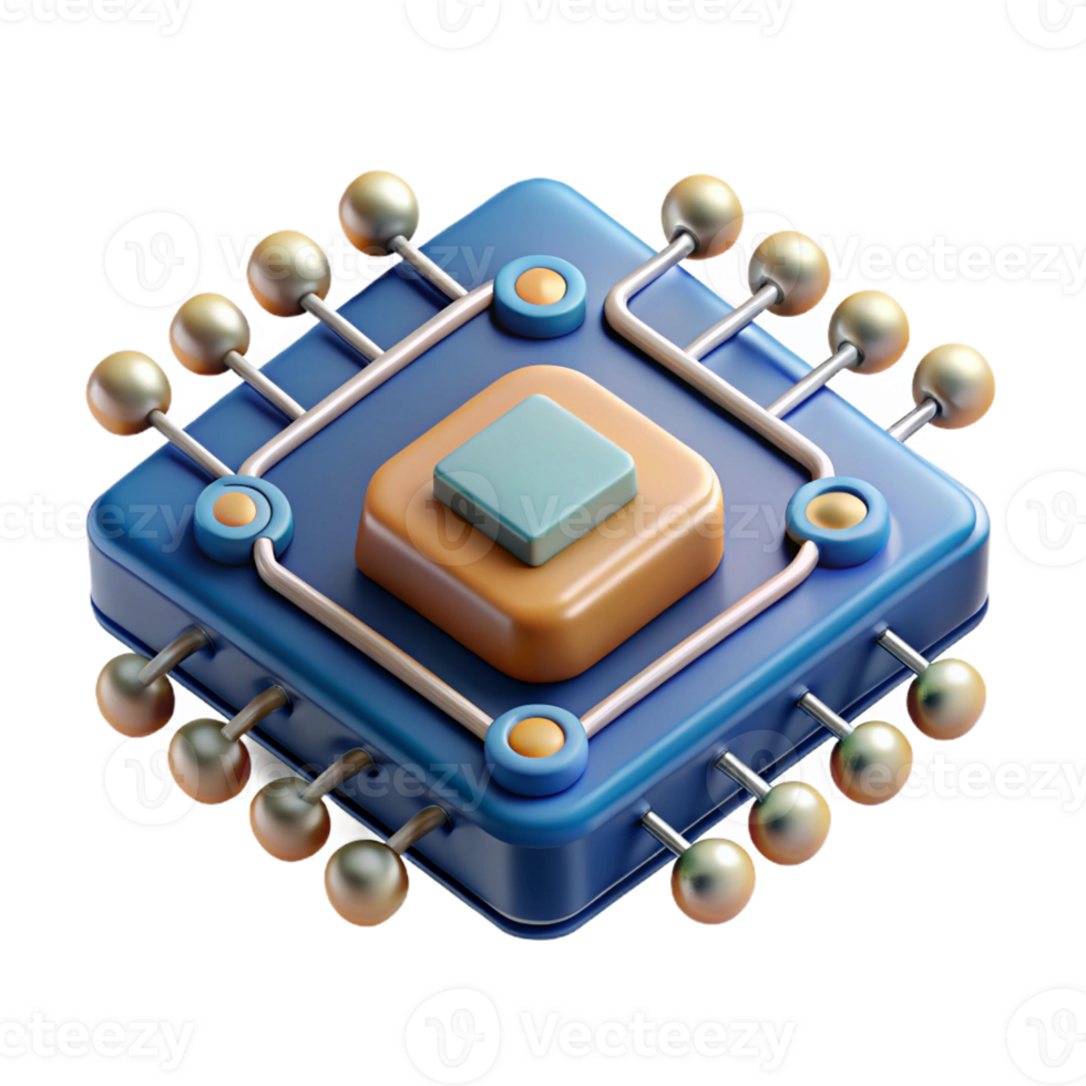 extraordinary minimalist A Complex Circuit Board with Intricate Con png