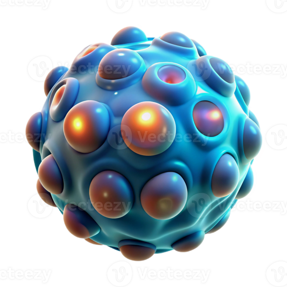 stunning artistic A Microscopic View of Cellular Structure professional png