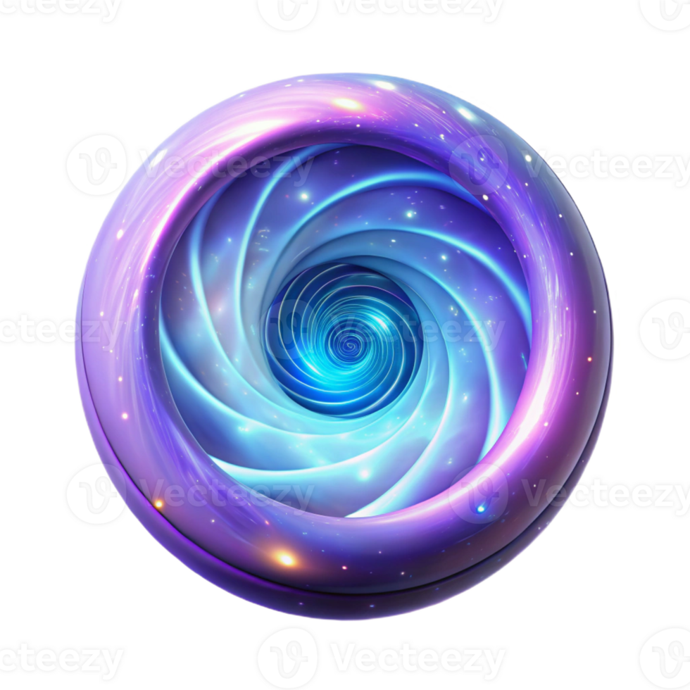 elegant creative A Mesmerizing Spiral of Light Particles high resolution png