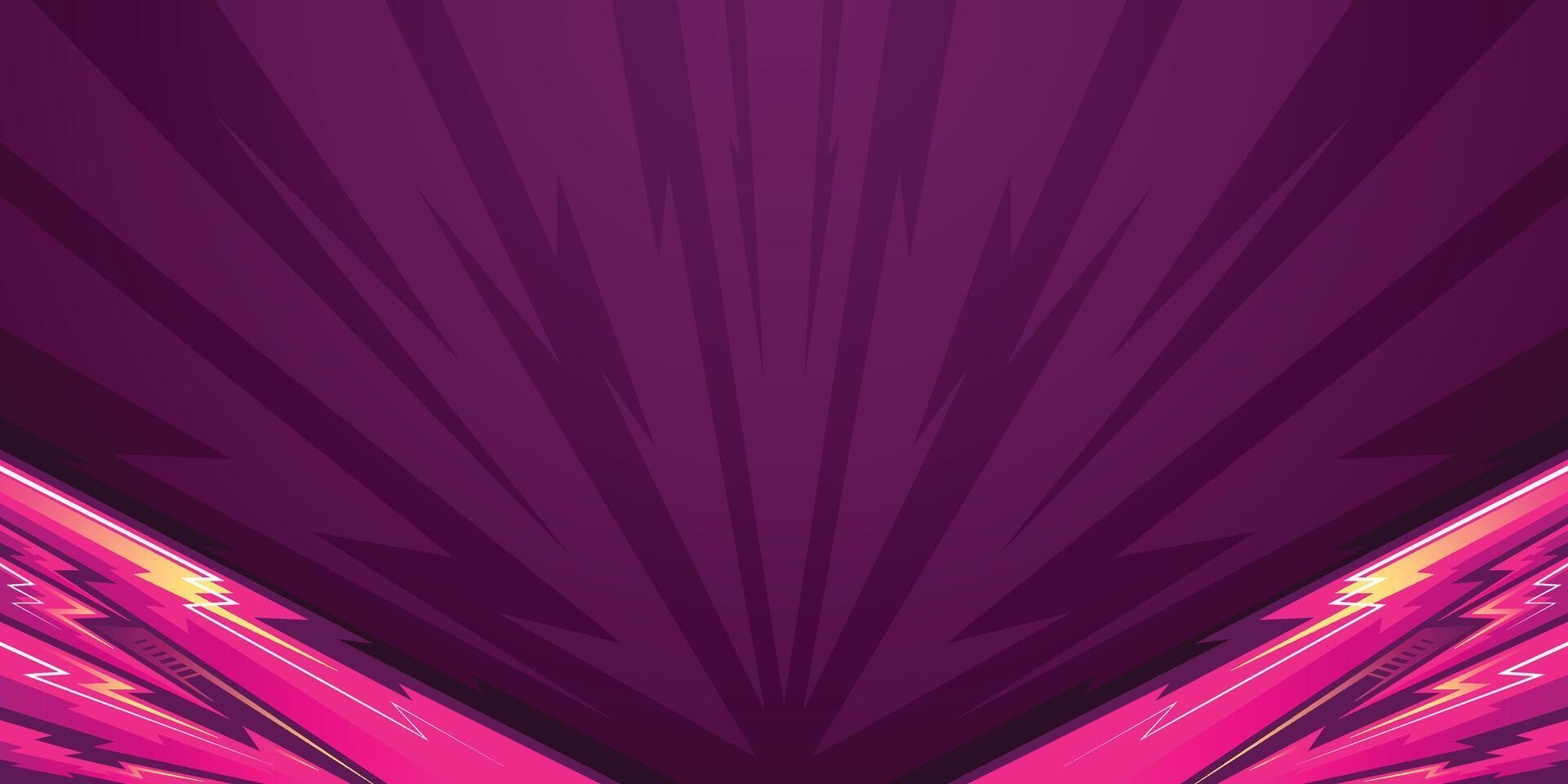 A purple background with a bright pink and purple design vector