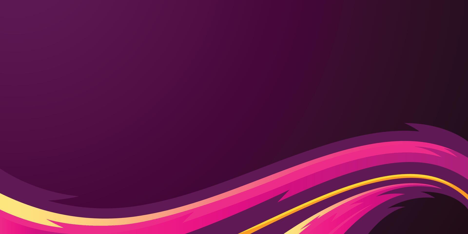 A purple and yellow background with a wave vector