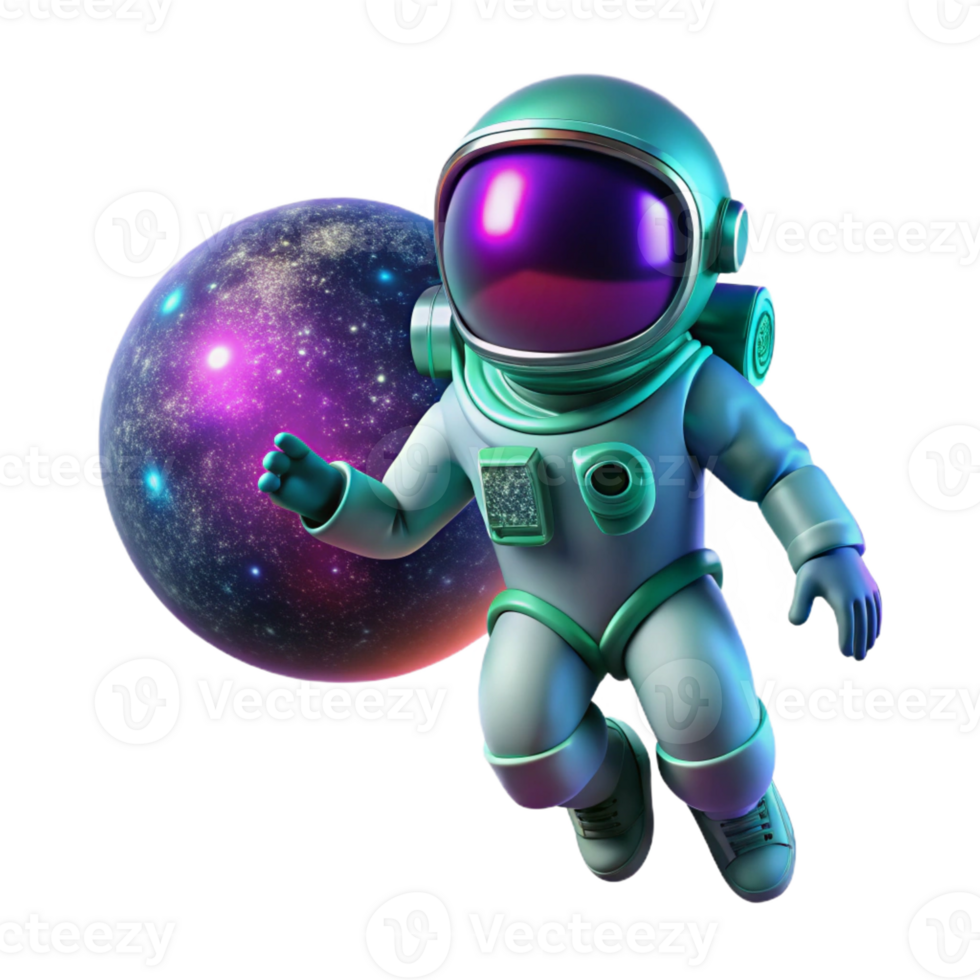 dramatic rustic A Lone Astronaut Clad in a Bioluminesce high resolution png