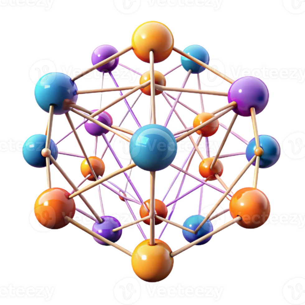 wonderful classic A Network of Interconnected Nodes Pulsati original png