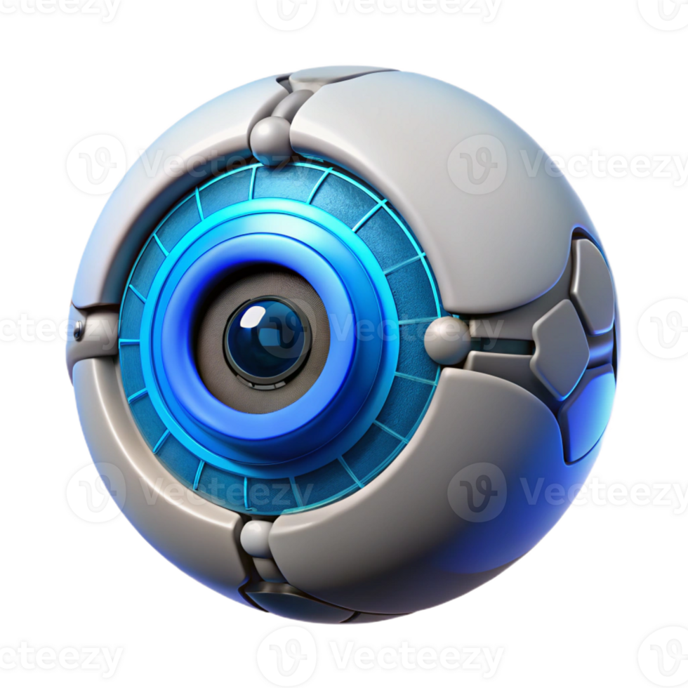 stunning vintage A Bionic Eye with Intricate Circuitry And professional png