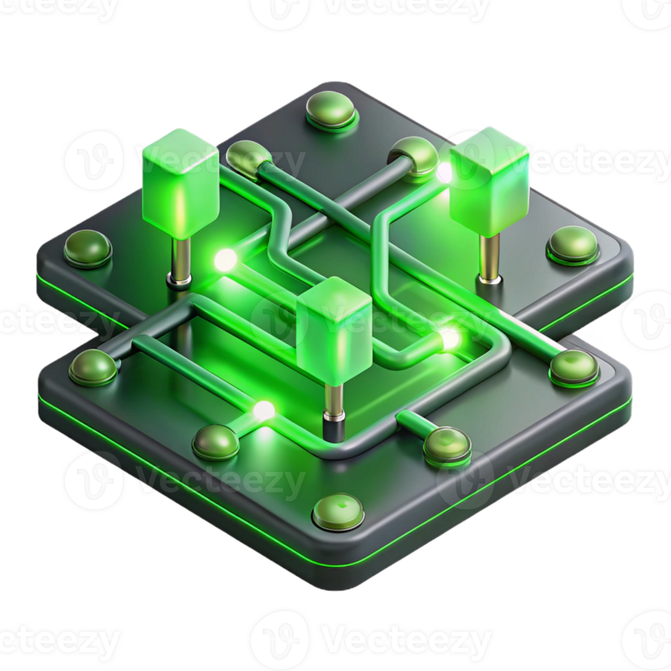 beautiful contemporary A Close Up of a Circuit Board S Intrica premium png