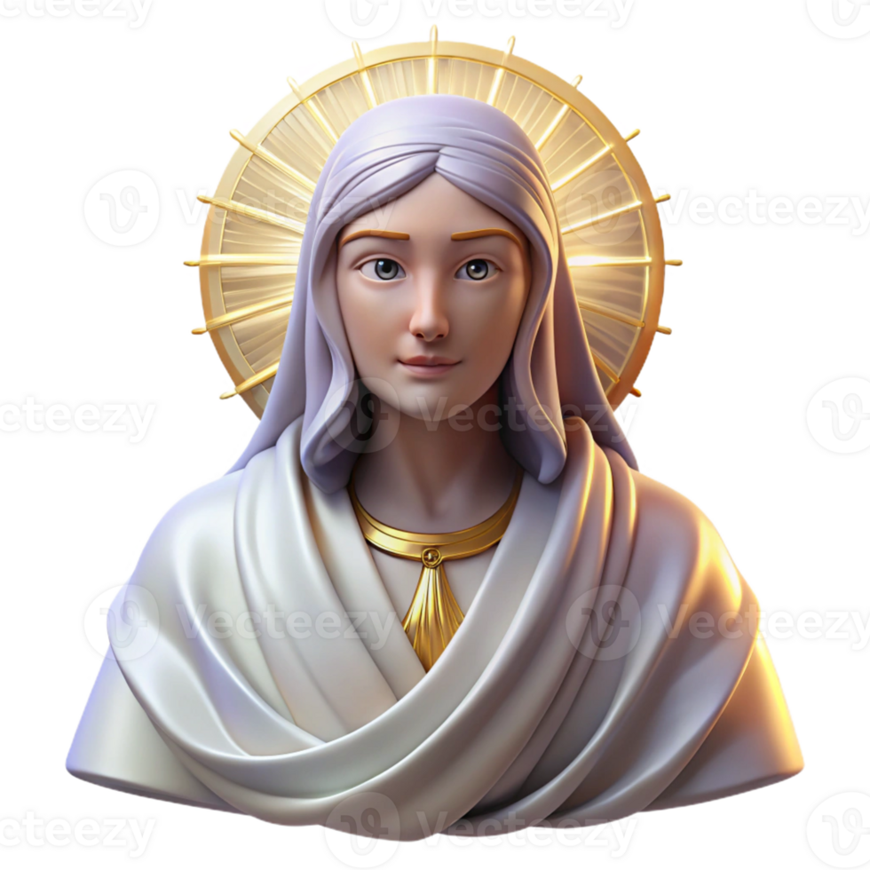 dramatic artistic Portrait of a Celestial Being with Flow professional png