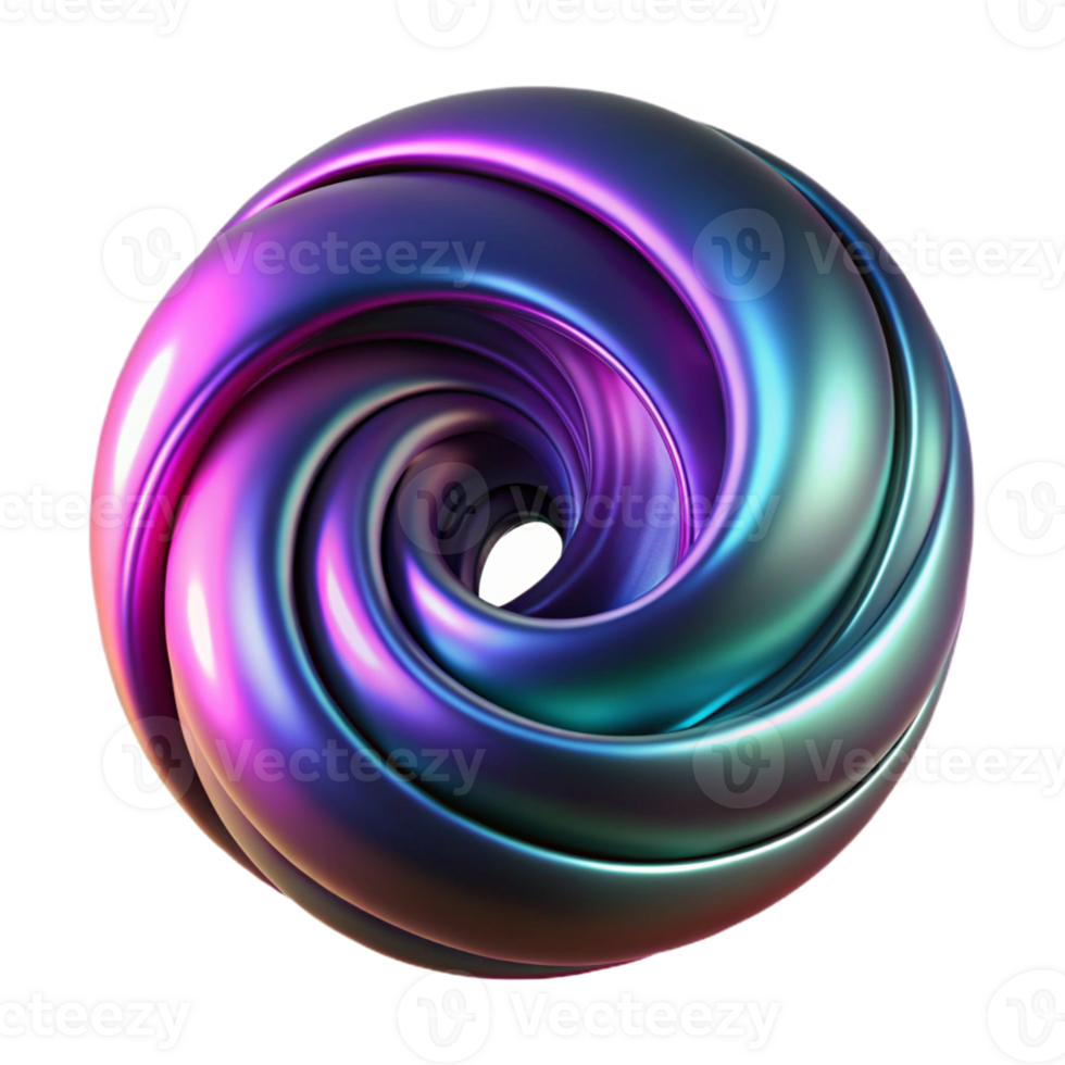 impressive minimalist A Swirling Vortex of Iridescent Oil Slick genuine png