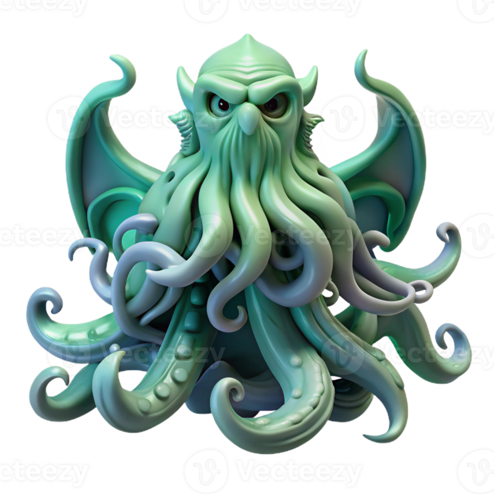 wonderful modern A Powerful Cthulhu Rising from the Depths authentic png