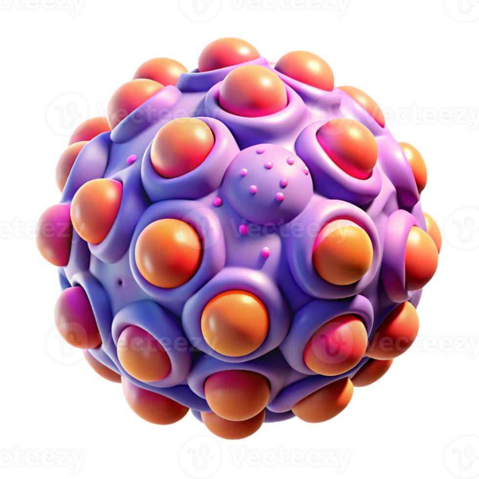 extraordinary vintage Microscopic Cellular Structure premium png