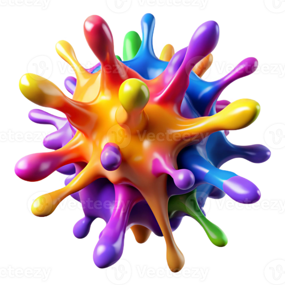 extraordinary vintage A Dynamic Explosion of Colorful Paint Sp detailed png