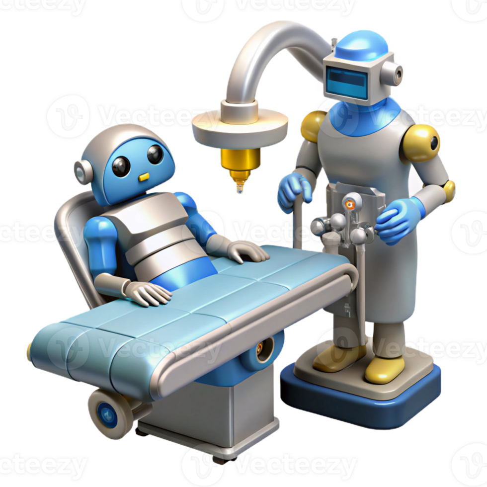 dramatic classic A Robot Surgeon Performing a Complex Oper high resolution png