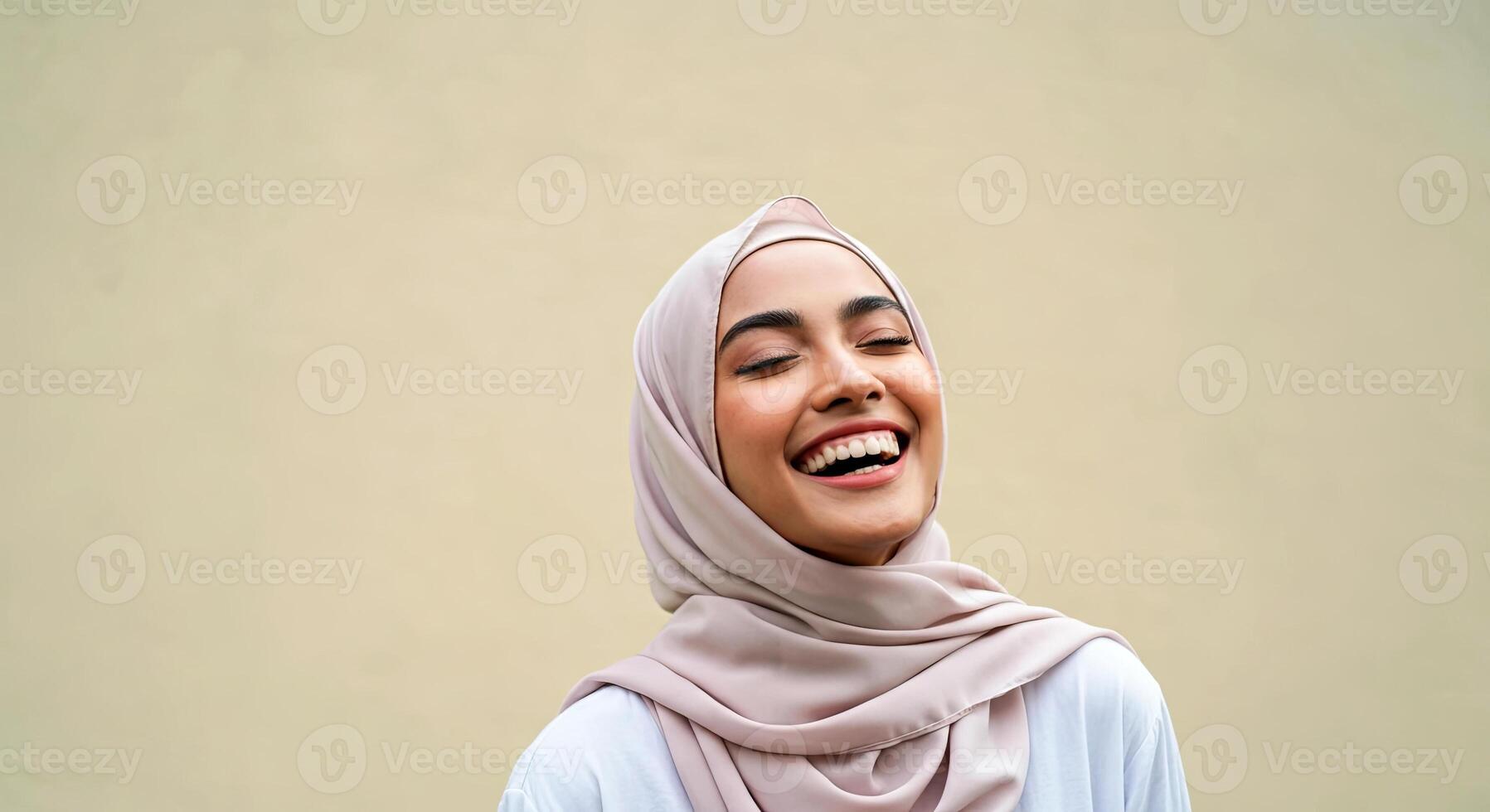 A radiant smile captures the essence of pure joy and positivity, showcasing the beauty of happiness photo
