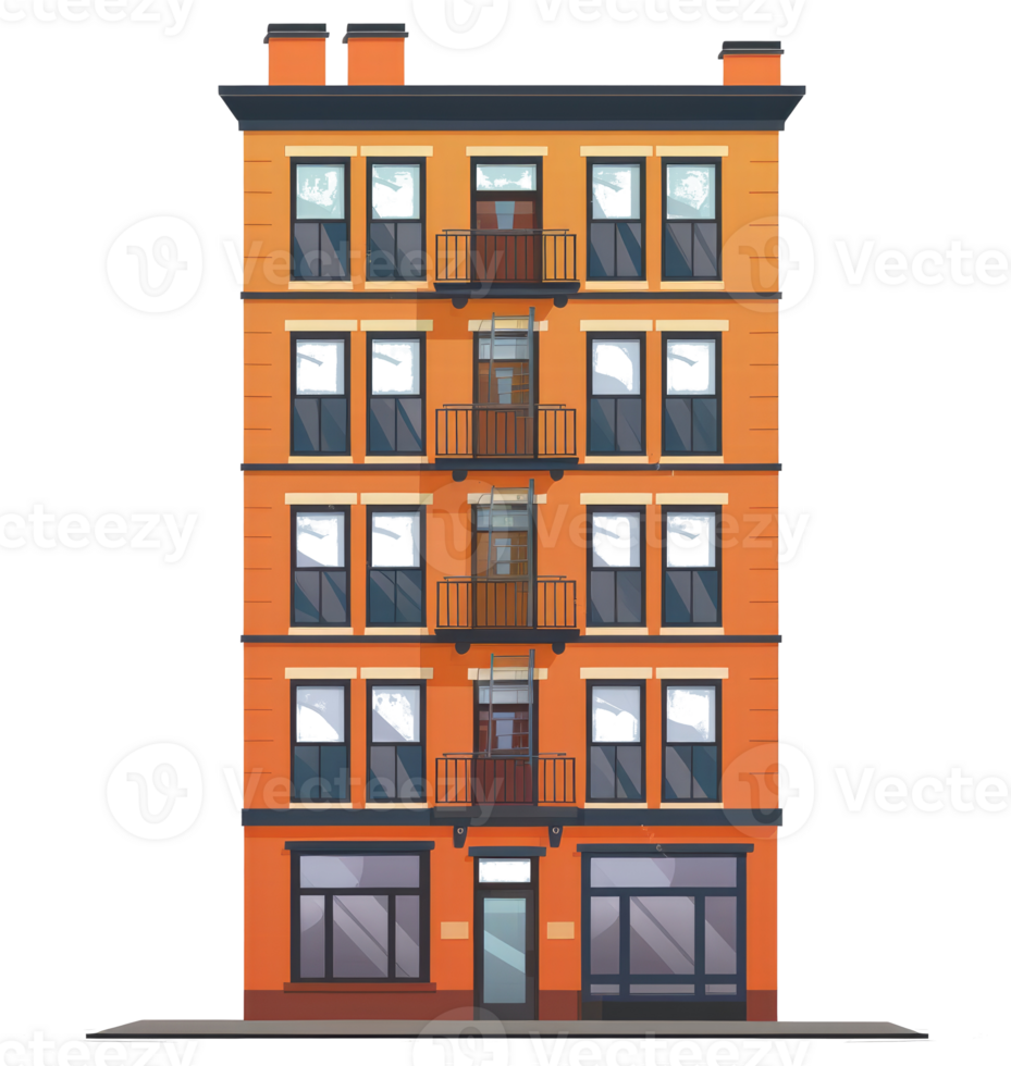 A sticker of a building with the words new york city png