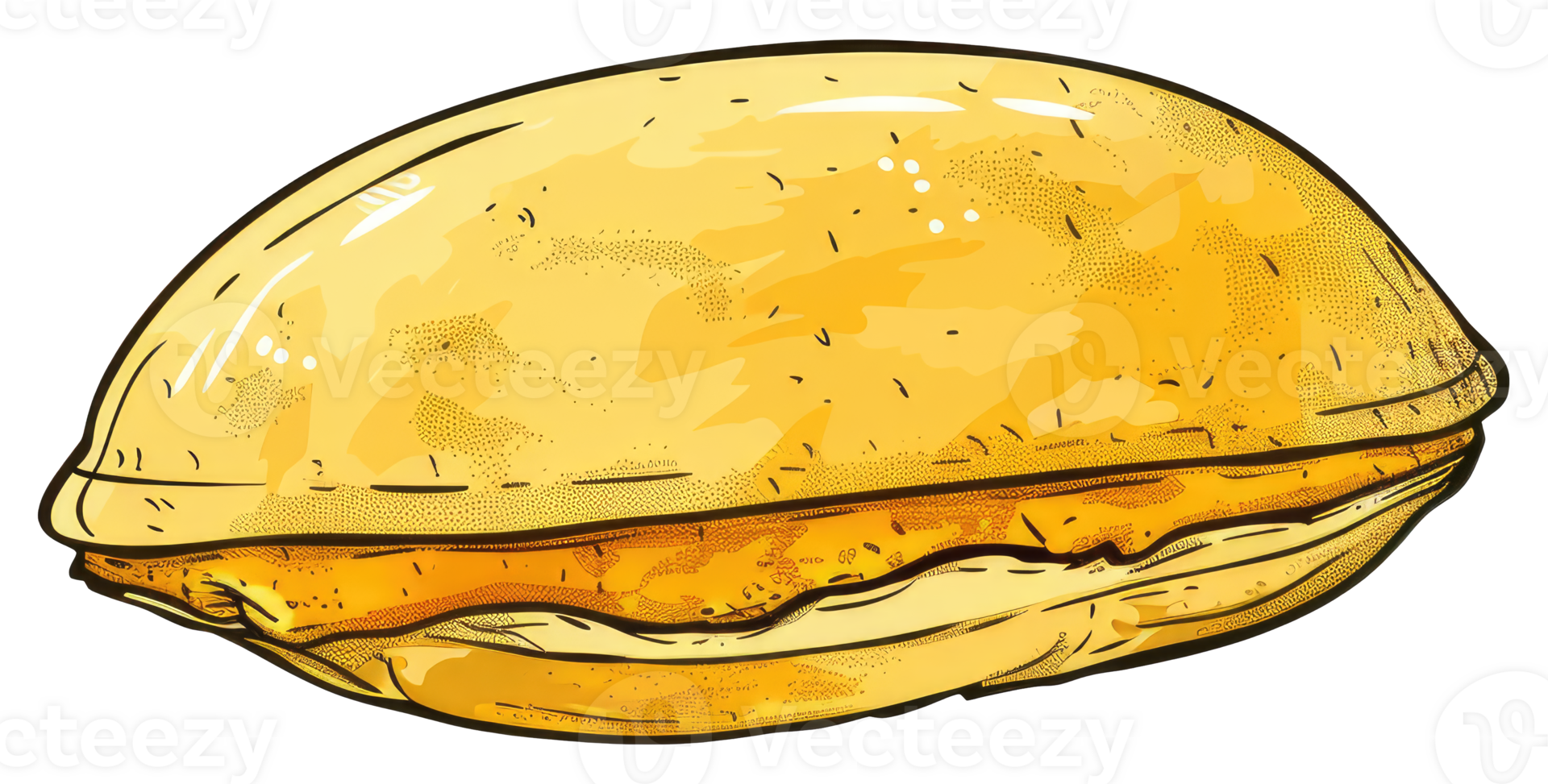 A detailed colorful illustration depicting a delicious handheld sandwich snack png
