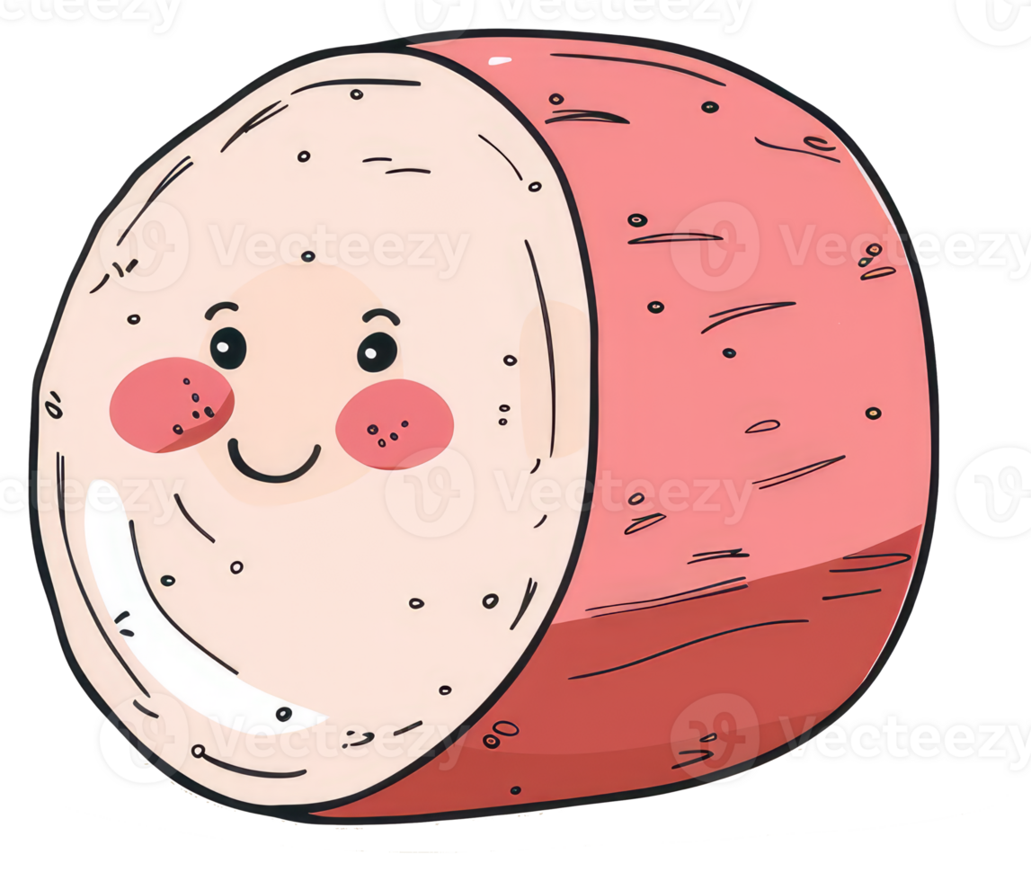 A smiling cartoon depiction of a cheerful potato character png
