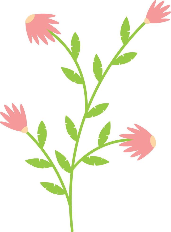 Spring Floral Clipart. vector