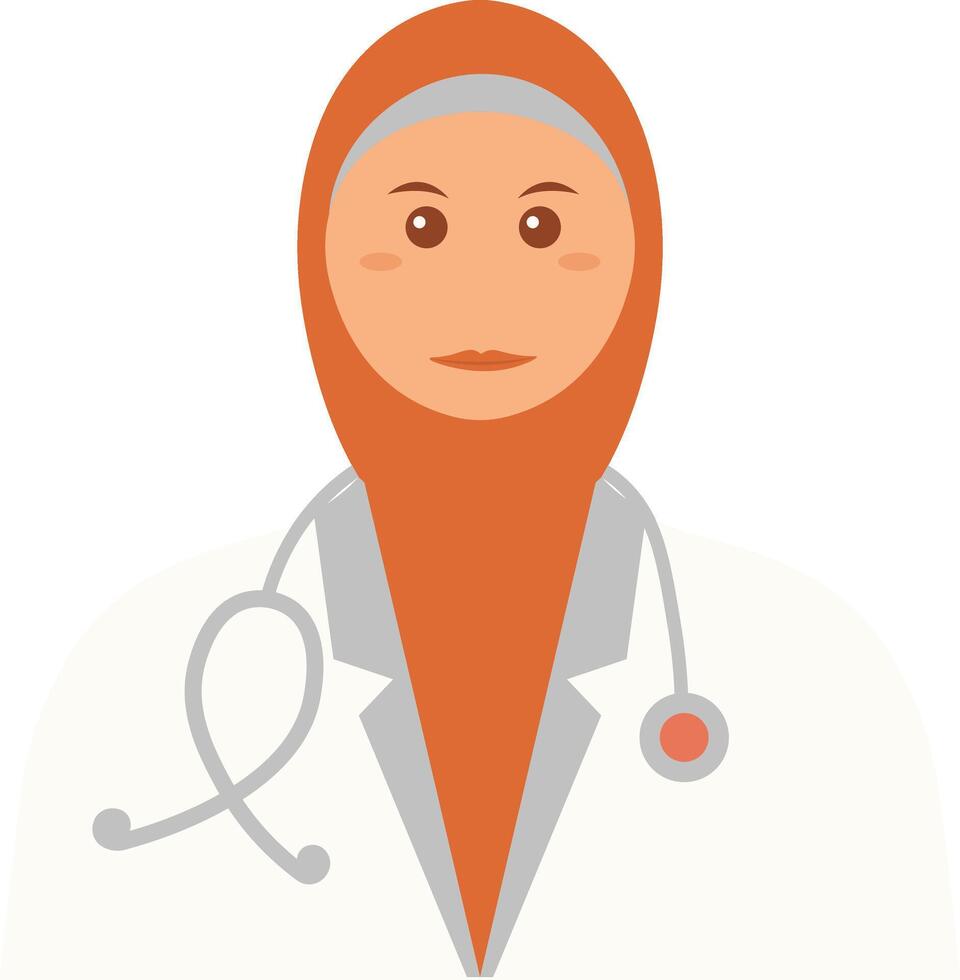 Woman Doctor Character vector