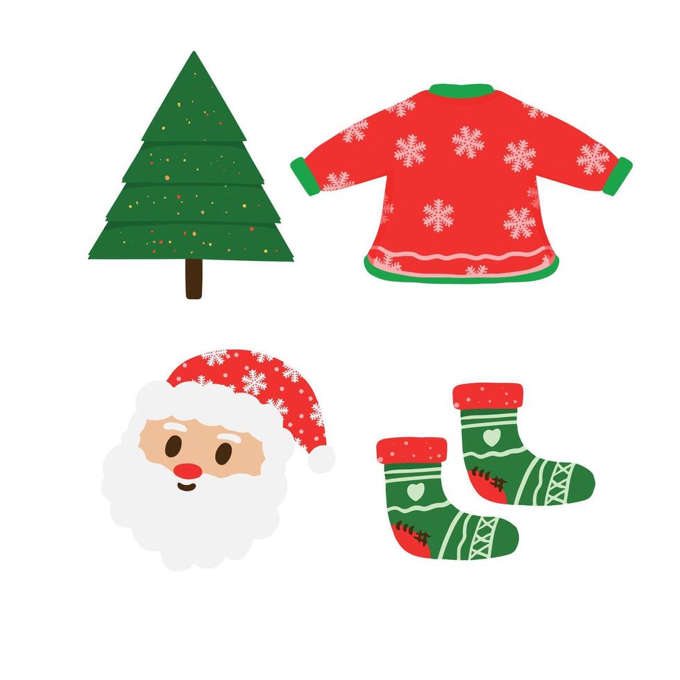 red design for christmas vector