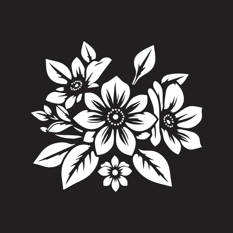 Stylish Flower Logo with a Sophisticated and Exclusive Brand Appeal vector