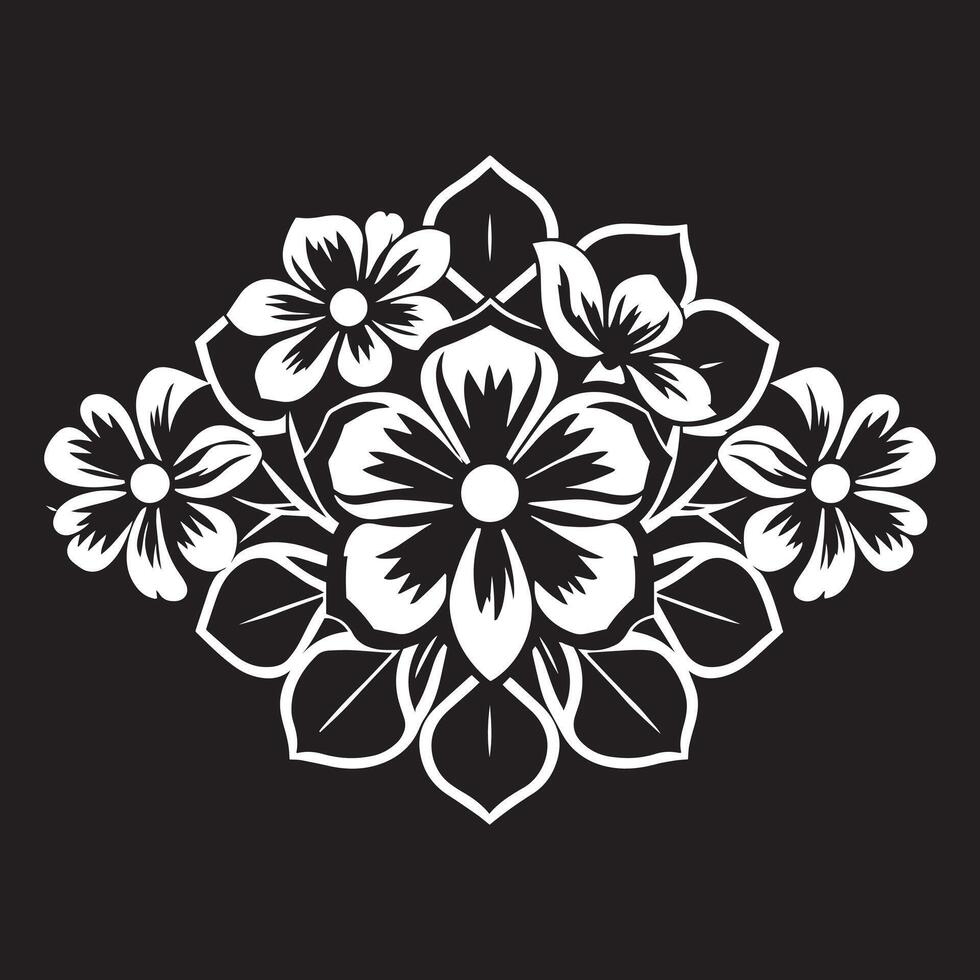 Sophisticated Flower Logo for a Luxury and Prestigious Brand Identity vector